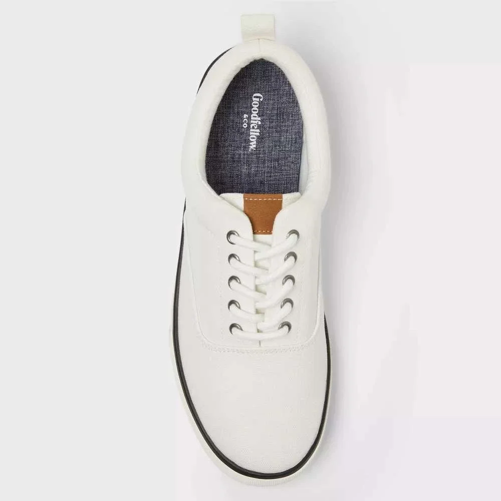 Men's Billy Sneakers by Goodfellow & Co White Size 12 New With Tags